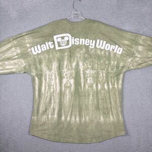 Disney Olive Green Spirit Jersey XL with White Logo